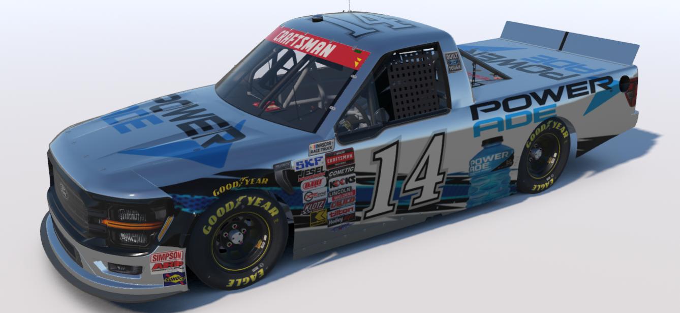Preview of Powerade (Blue) Chrome Ford F-150 by Christian Shriver
