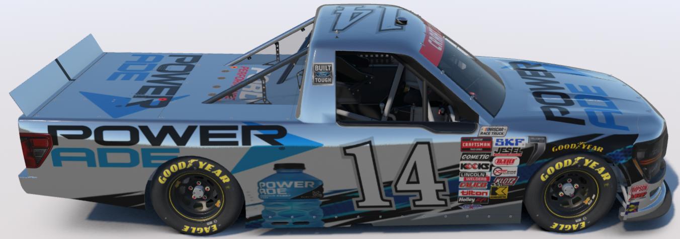 Preview of Powerade (Blue) Chrome Ford F-150 by Christian Shriver