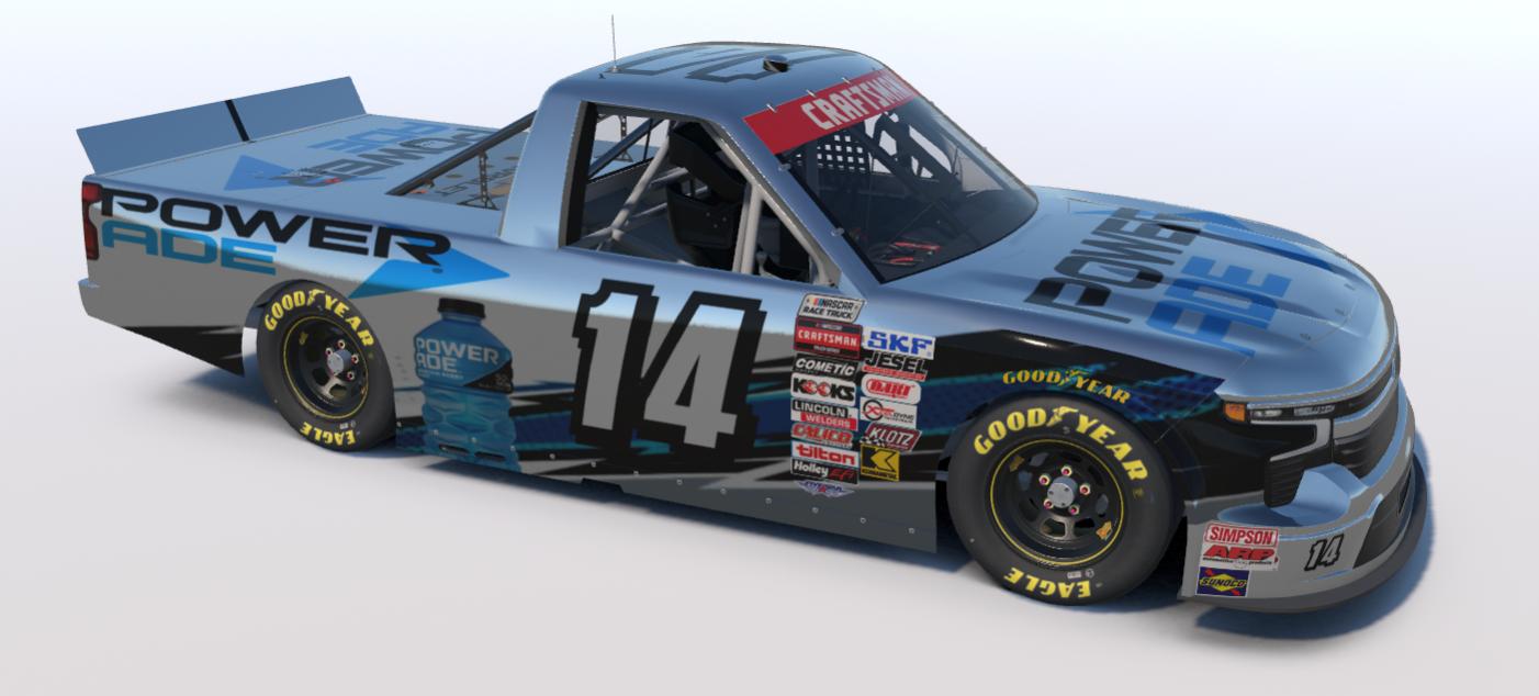 Preview of Powerade (Blue) Chrome Chevy Silverado by Christian Shriver