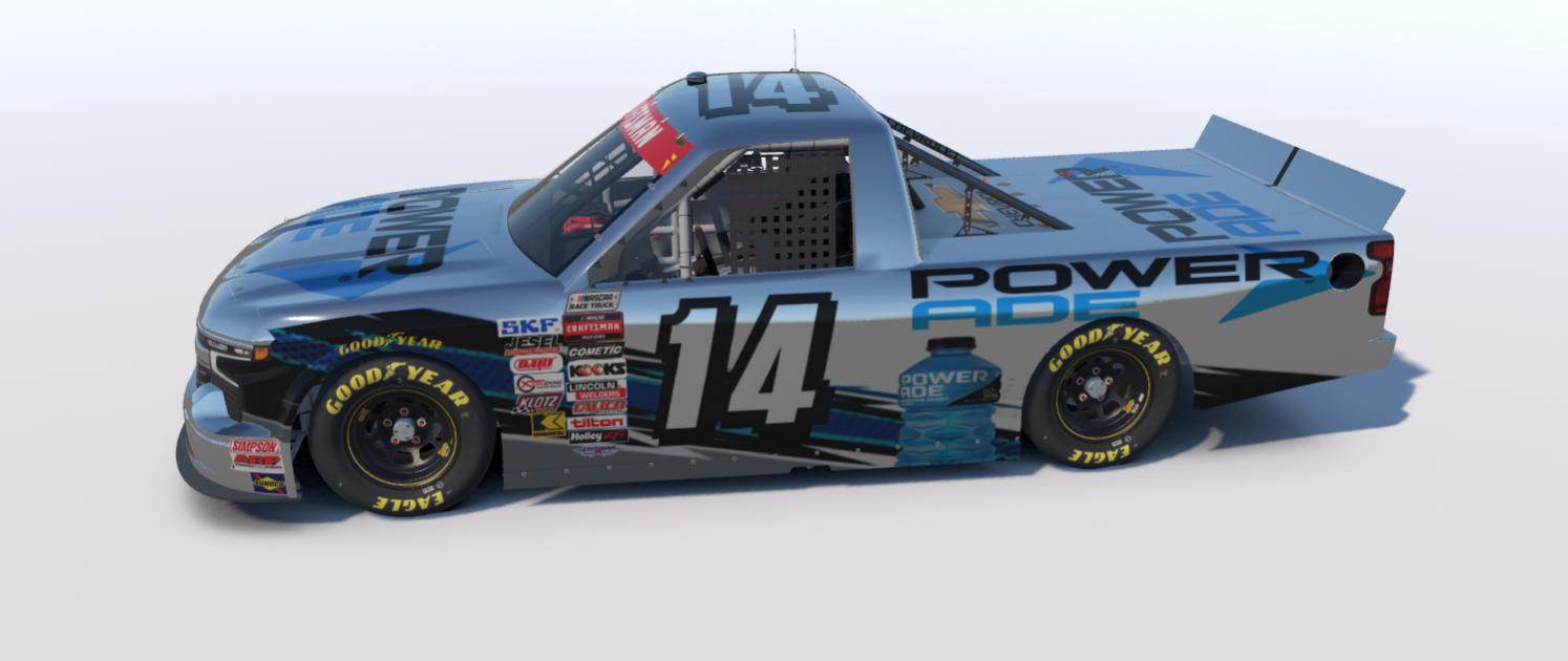 Preview of Powerade (Blue) Chrome Chevy Silverado by Christian Shriver