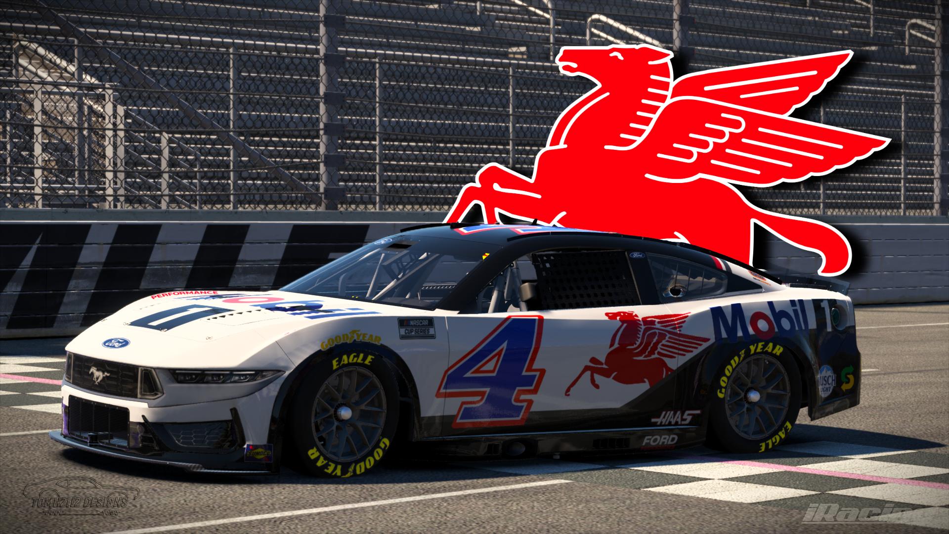 Preview of Kevin Harvick Mobil 1 Next Gen Ford Mustang CUSTOM NUMBER by Tom H.