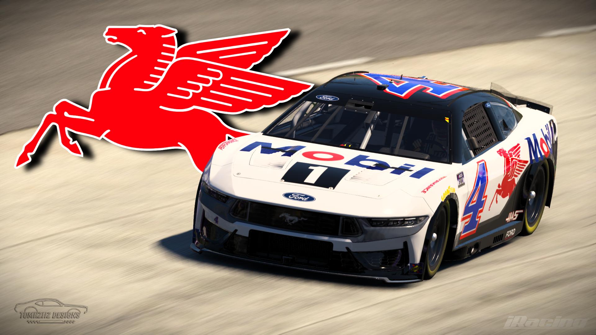 Preview of Kevin Harvick Mobil 1 Next Gen Ford Mustang SIM STAMPED by Tom H.