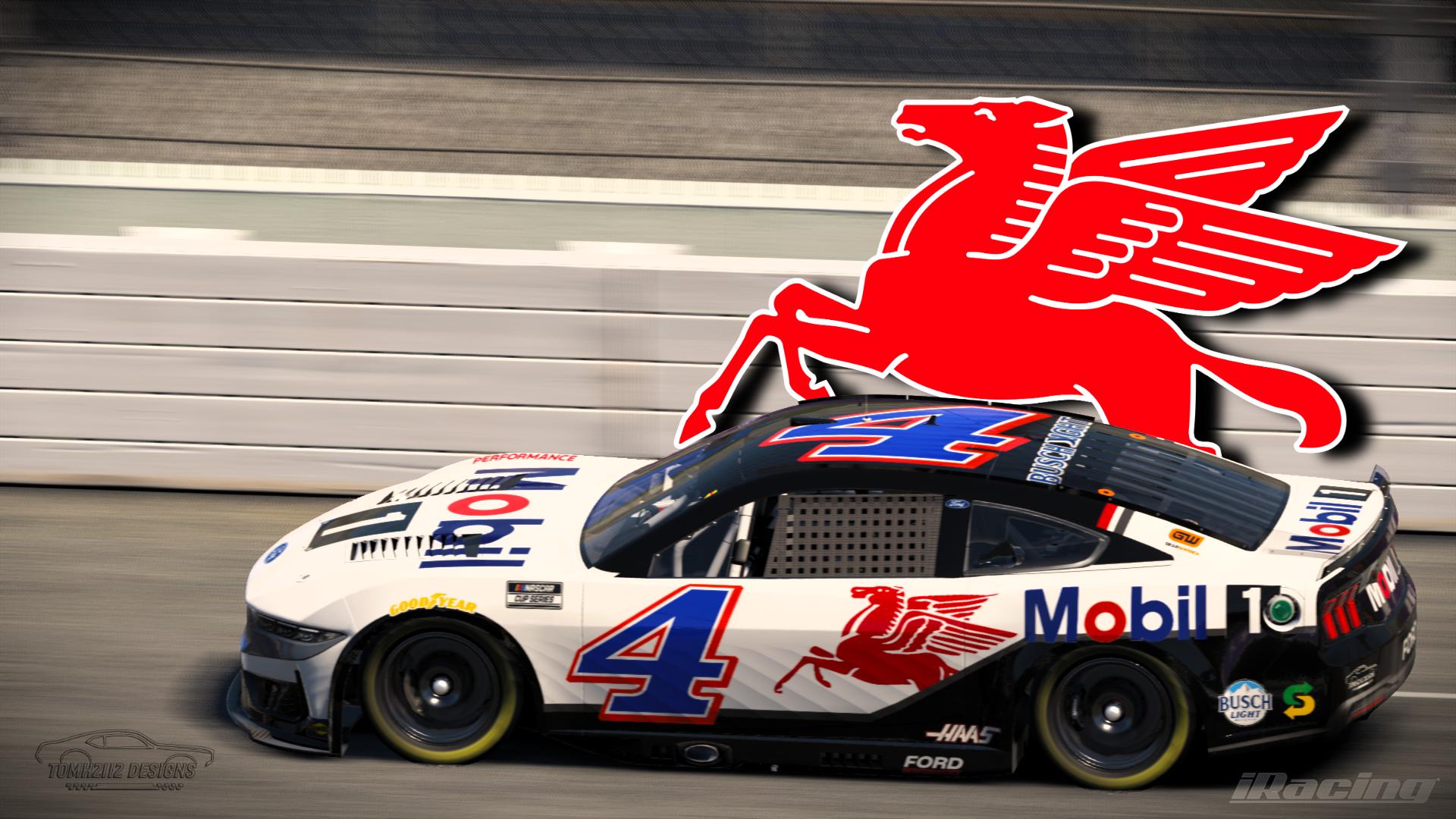 Preview of Kevin Harvick Mobil 1 Next Gen Ford Mustang SIM STAMPED by Tom H.
