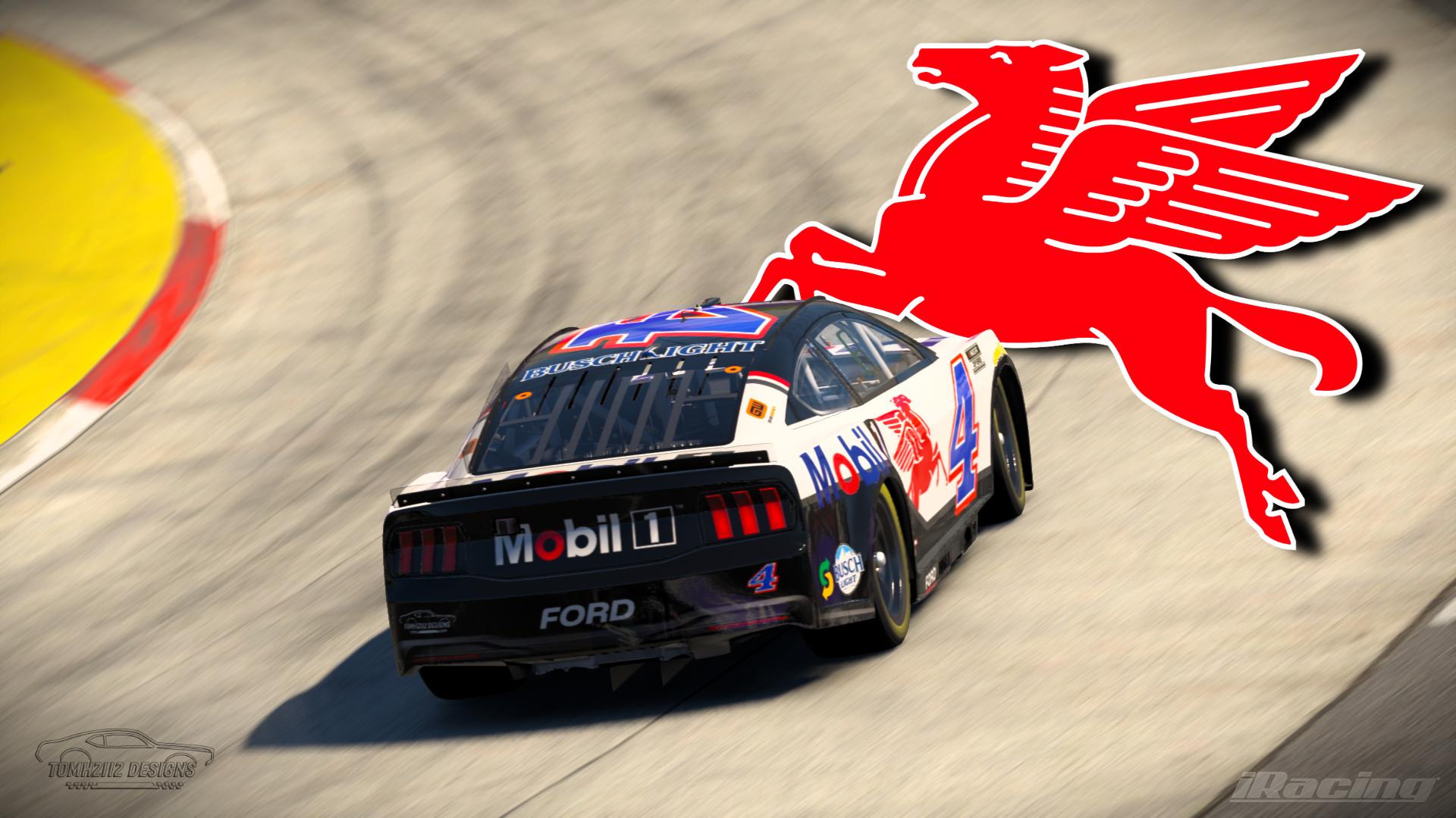 Preview of Kevin Harvick Mobil 1 Next Gen Ford Mustang SIM STAMPED by Tom H.