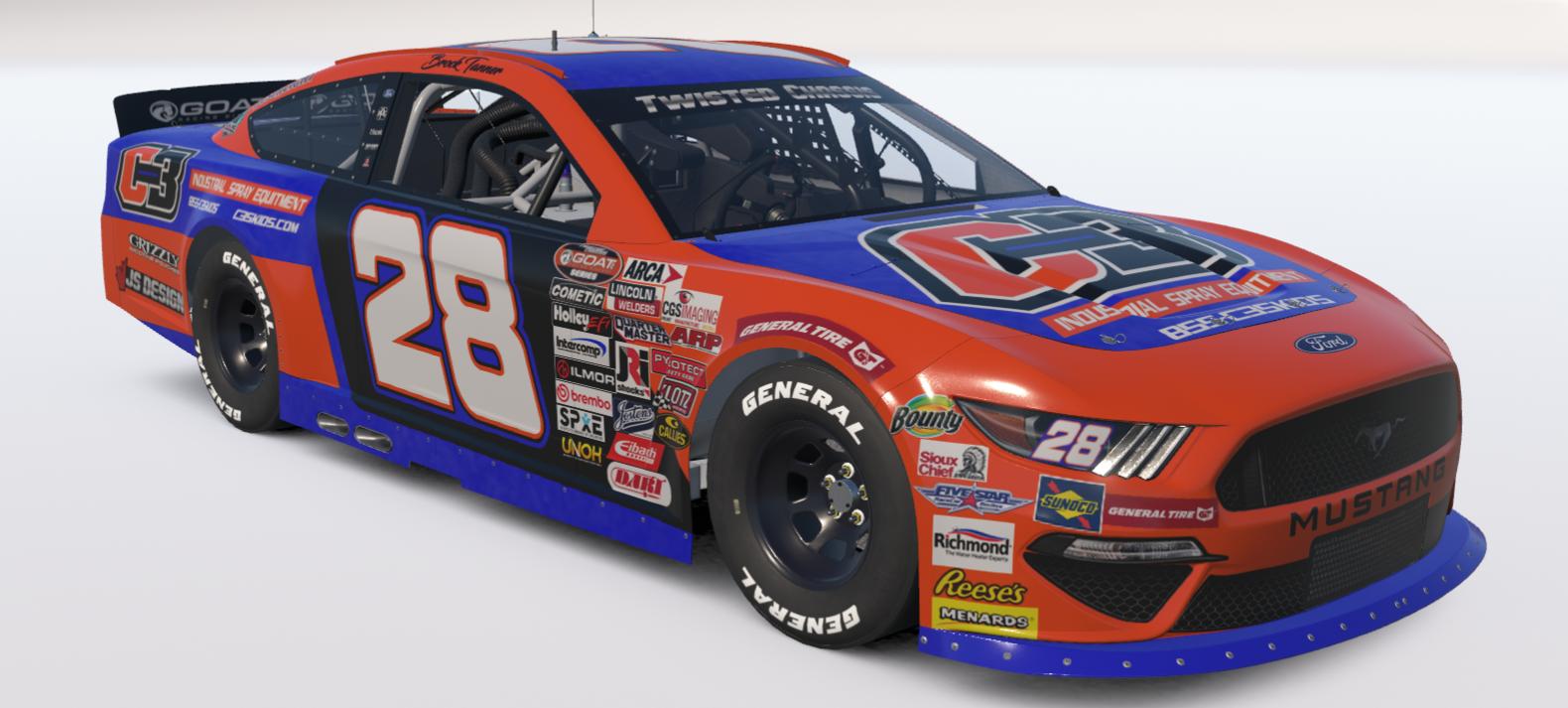 Preview of #28 C3 Skids Ford Mustang by Jordan S.