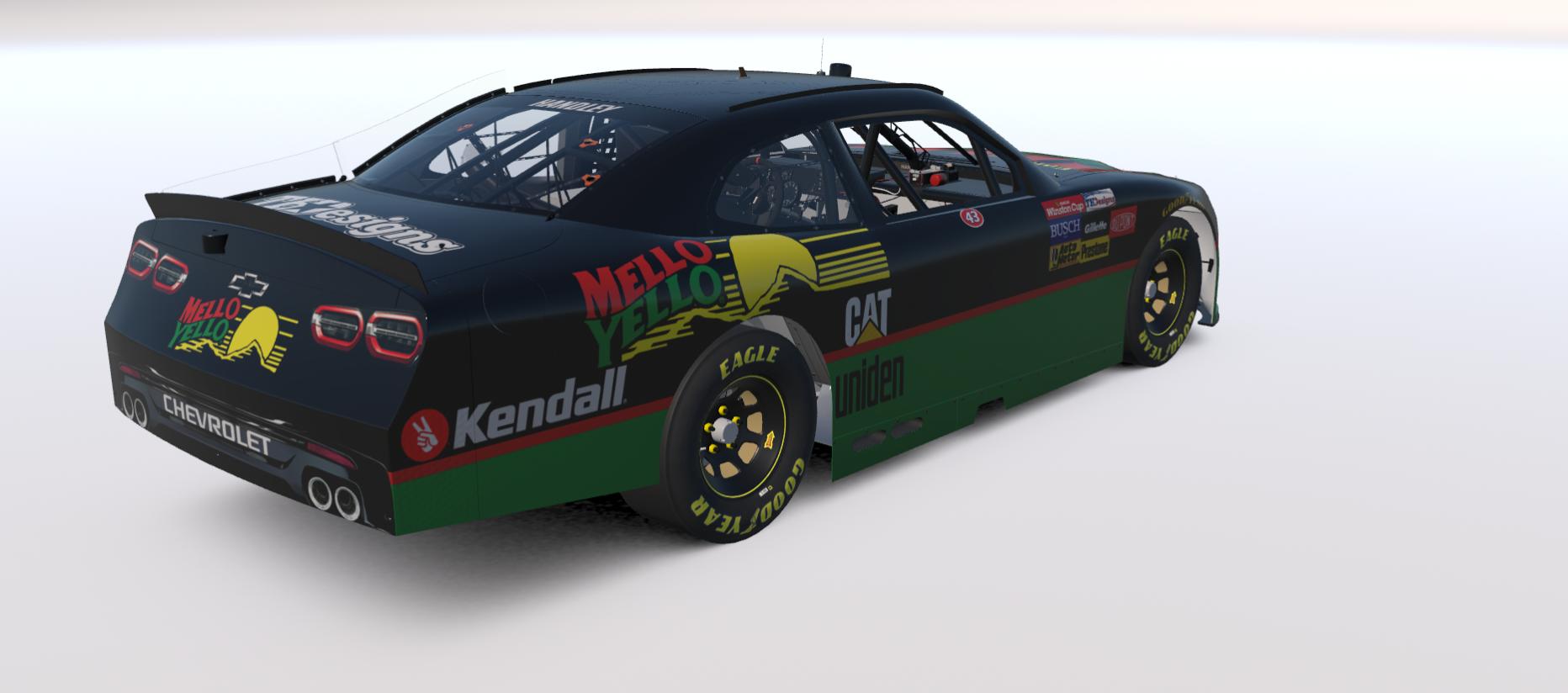 Preview of SimStamp - Christian Herklotz - Mello Yello Kyle Petty / Kyle Larson Throwback - 2025 / 2026 Throwback by Teejay Handley