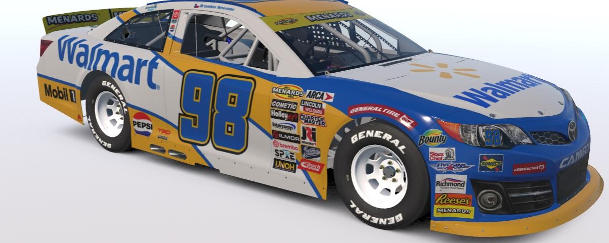 Preview of Walmart ARCA Toyota Camry Newman Hall Racing by Christoph H.