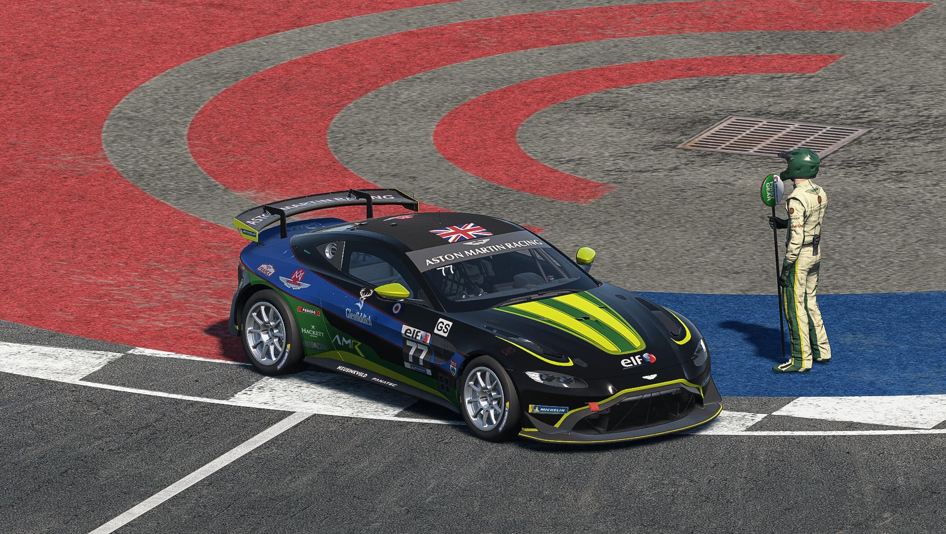 Preview of AMOC Aston Martin Vantage GT4 2025 black by Mike Riedner