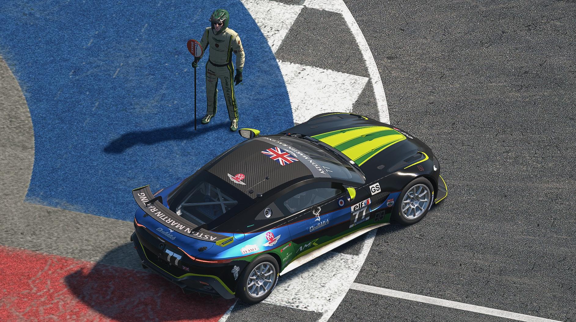 Preview of AMOC Aston Martin Vantage GT4 2025 black by Mike Riedner