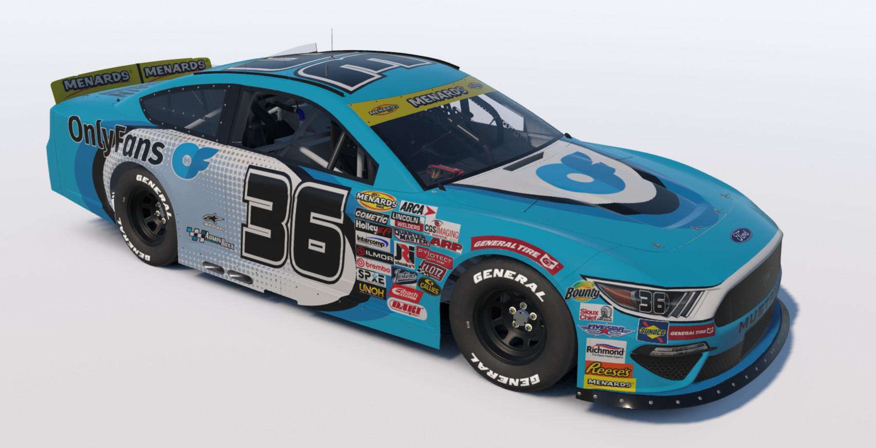 Preview of Only Fans ARCA Ford Mustang by Lee Walker5