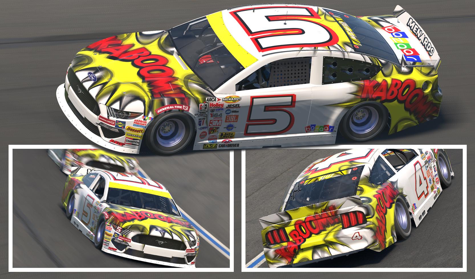 Preview of ARCA Ford 2025 Kaboom by Clyde Coman