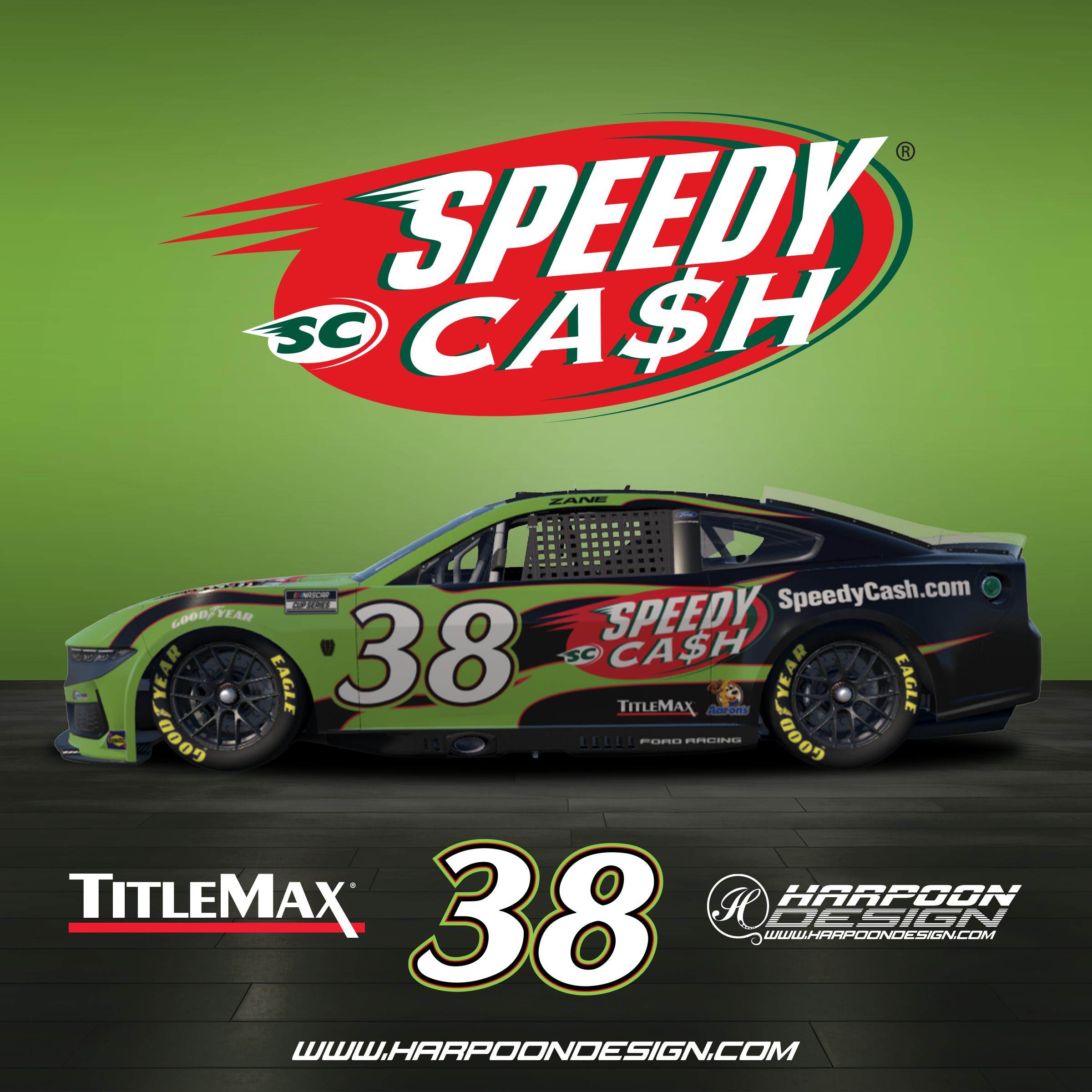 Preview of 2026 Zane Smith Speedy Cash Ford Mustang Next Gen No Num by Brantley Roden