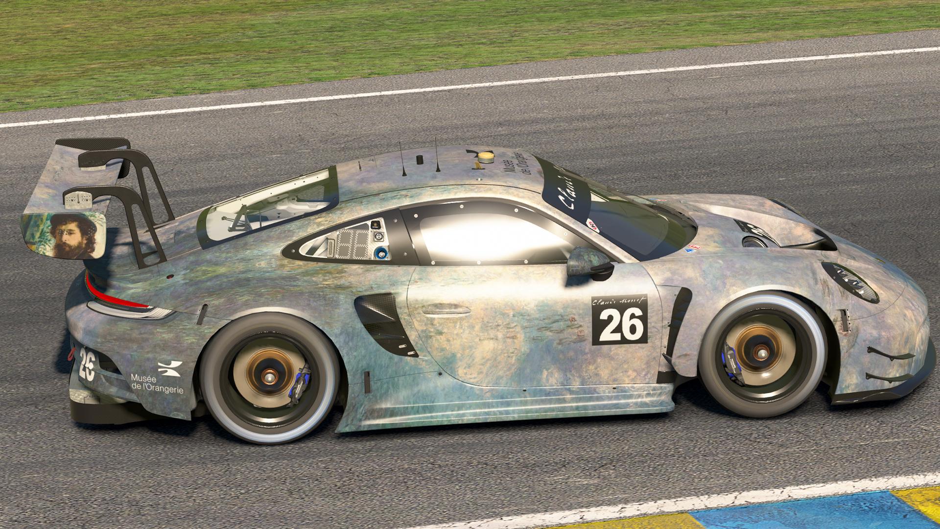 Preview of Water Lilies Porsche 911 GT3 R (992) by Jasper De Jong