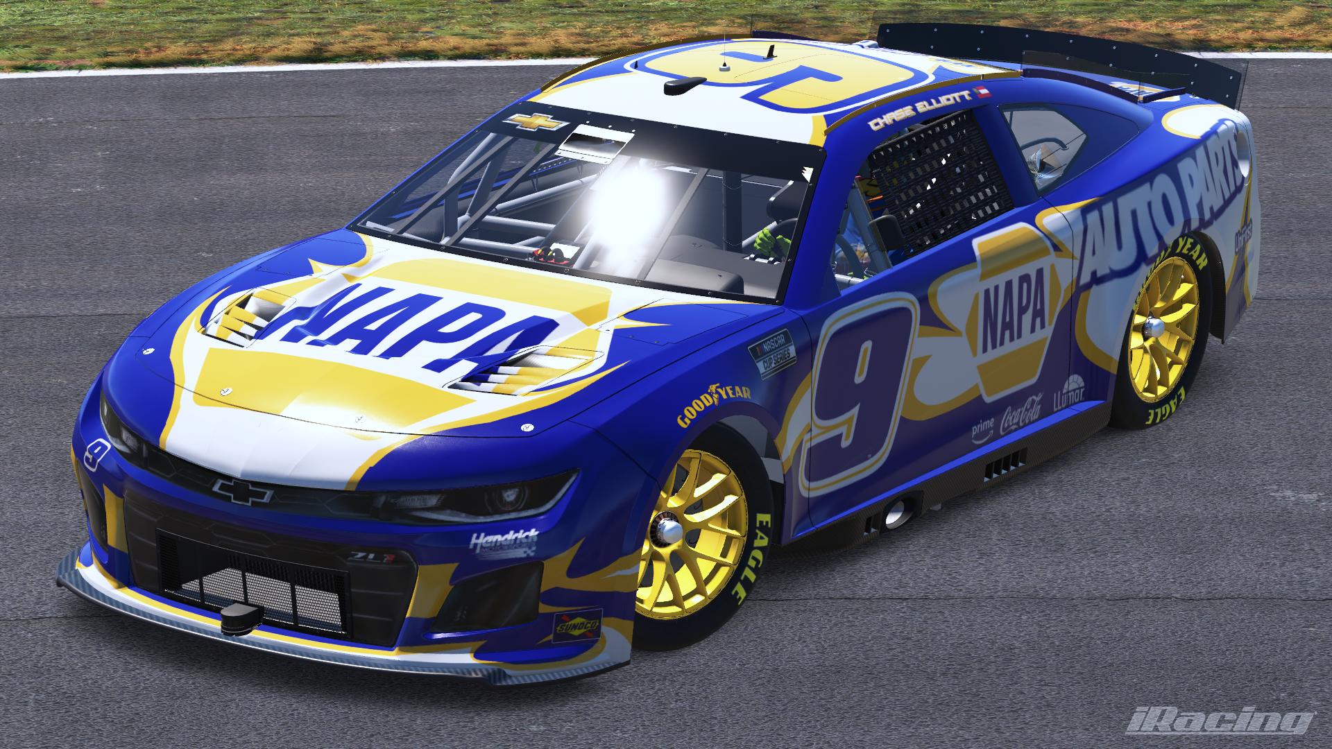Preview of (2026) #9 Chase Elliott NAPA Chevrolet Camaro Concept (Sim-Stamped) by Luke G.