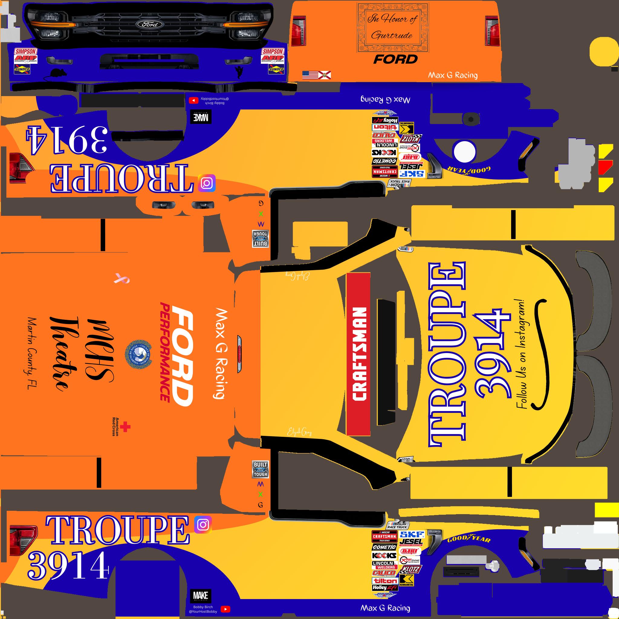 Preview of Troupe 3914-NASCAR Ford F-150 by Ryan Gray5