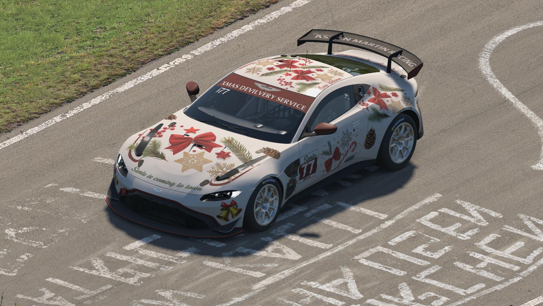 Preview of Aston Martin Vantage GT4 Xmas 2025 by Mike Riedner