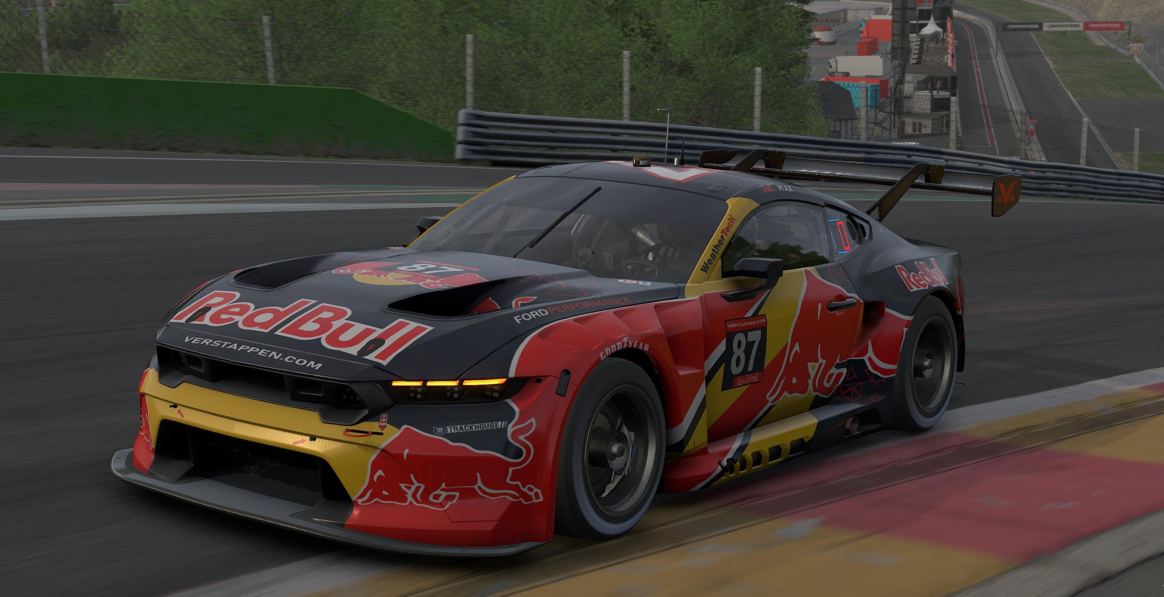 Preview of Verstappen Racing Trackhouse Concept Ford Mustang GT3 by Ben D.