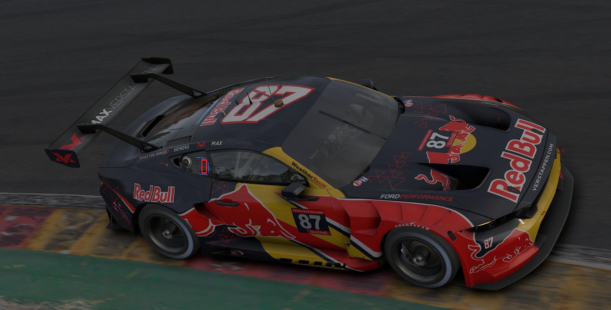 Preview of Verstappen Racing Trackhouse Concept Ford Mustang GT3 by Ben D.