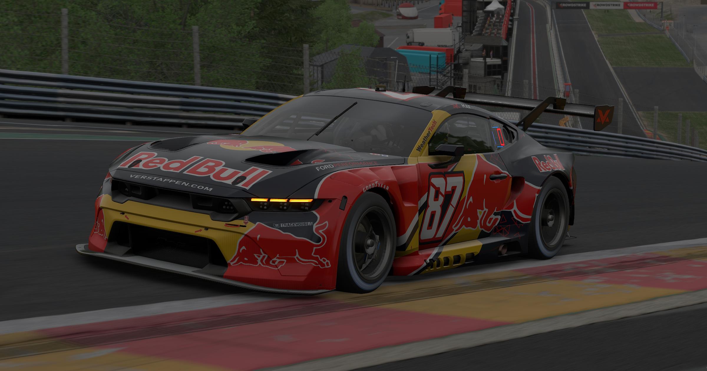 Preview of Verstappen Racing Trackhouse Concept #87 Ford Mustang GT3 by Ben D.