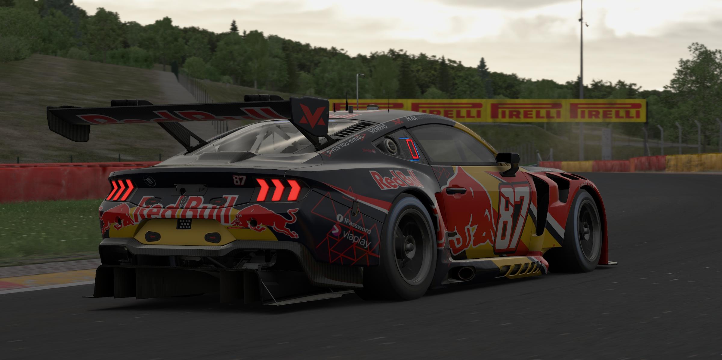 Preview of Verstappen Racing Trackhouse Concept #87 Ford Mustang GT3 by Ben D.