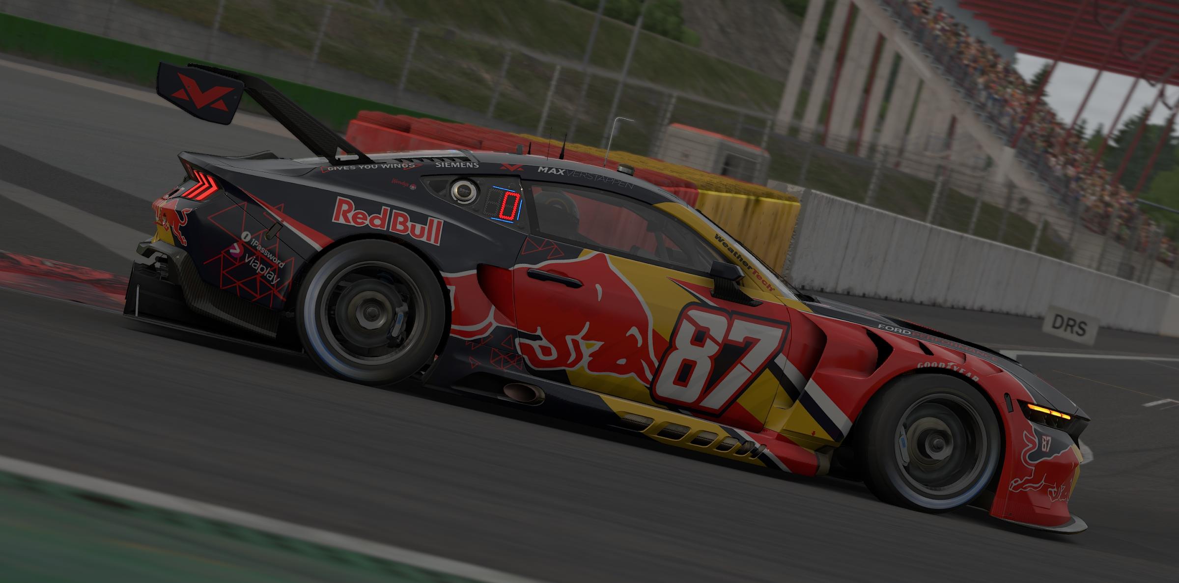 Preview of Verstappen Racing Trackhouse Concept #87 Ford Mustang GT3 by Ben D.