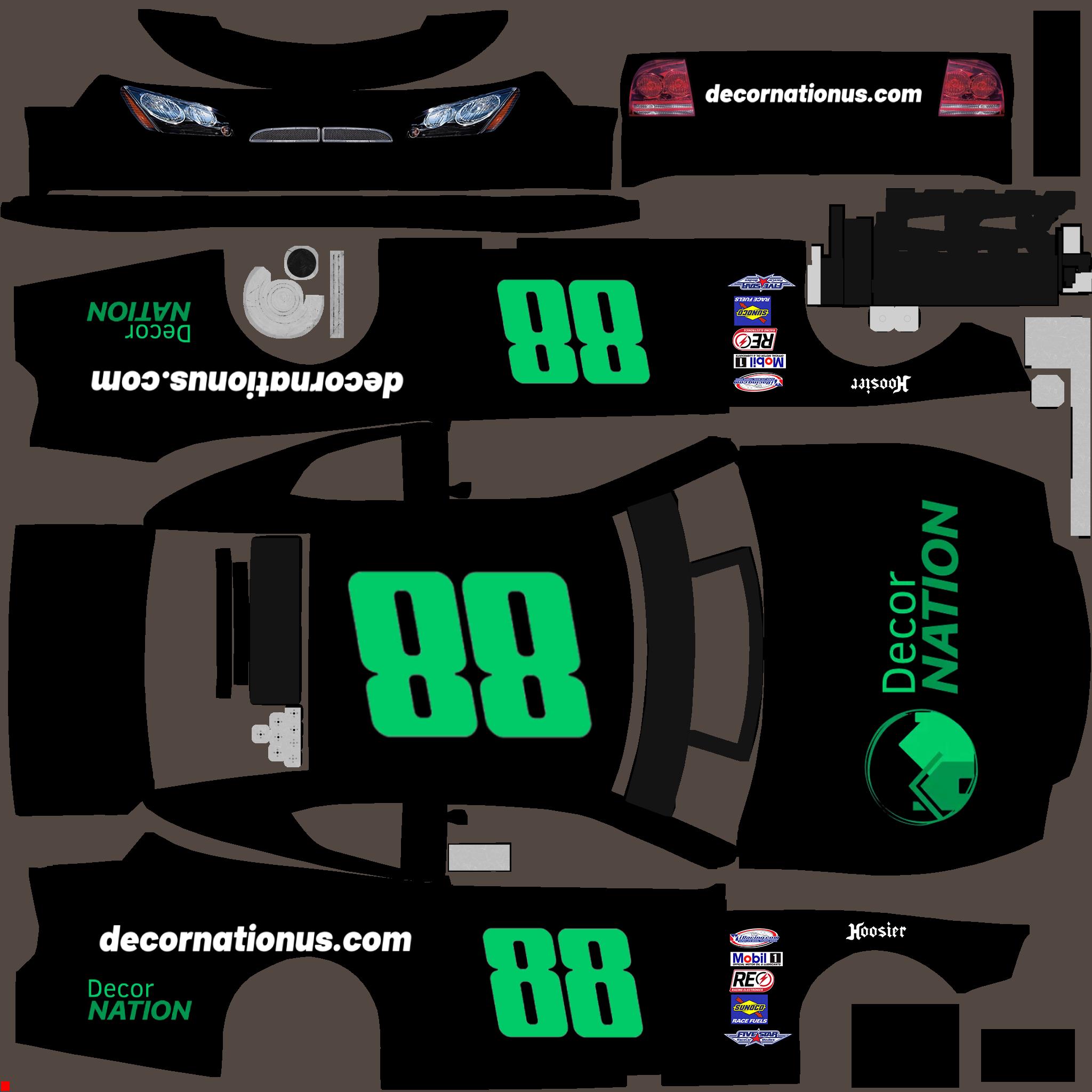 Preview of #88 DecorNation Super Late Model by Marty Cmejla