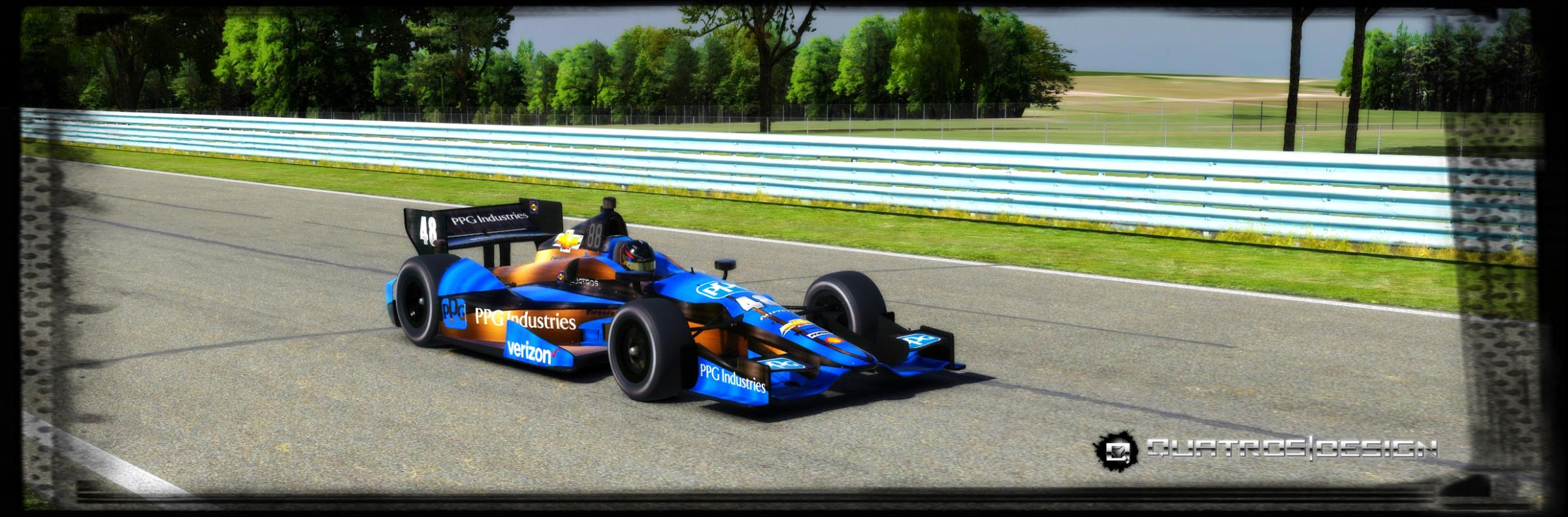 Preview of PPG (Dallara DW12) F1 Simon Pagenaud Custom Paint Scheme by Jose M.