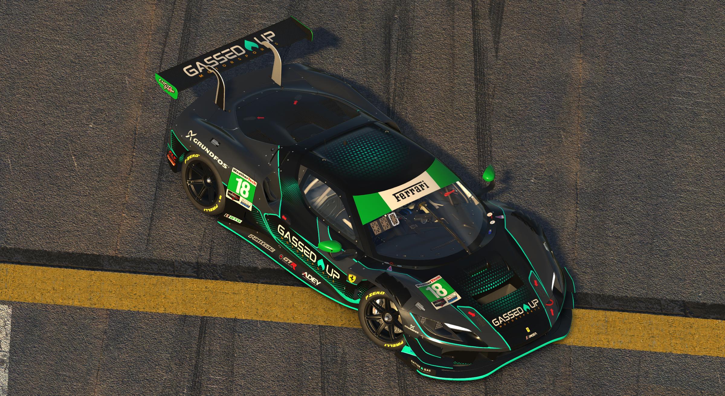 Preview of Gassed up Motorsports Ferrari 296 GT3 by Jacob Freeman