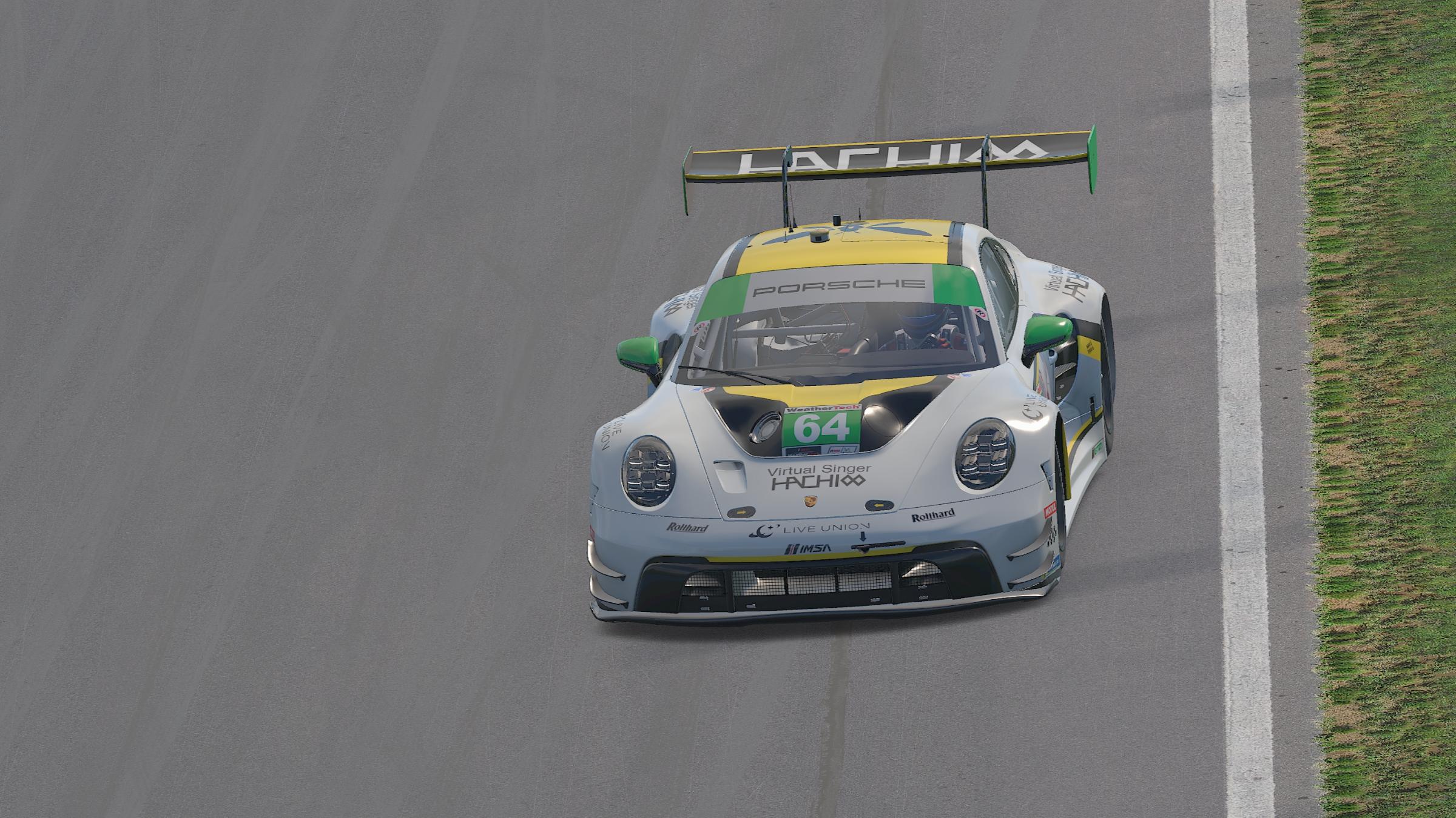 Preview of HACHI - (Porsche 992 GT3 R - IMSA GTD) [Anime/Vtuber/Itasha] by Mitchell Hooi