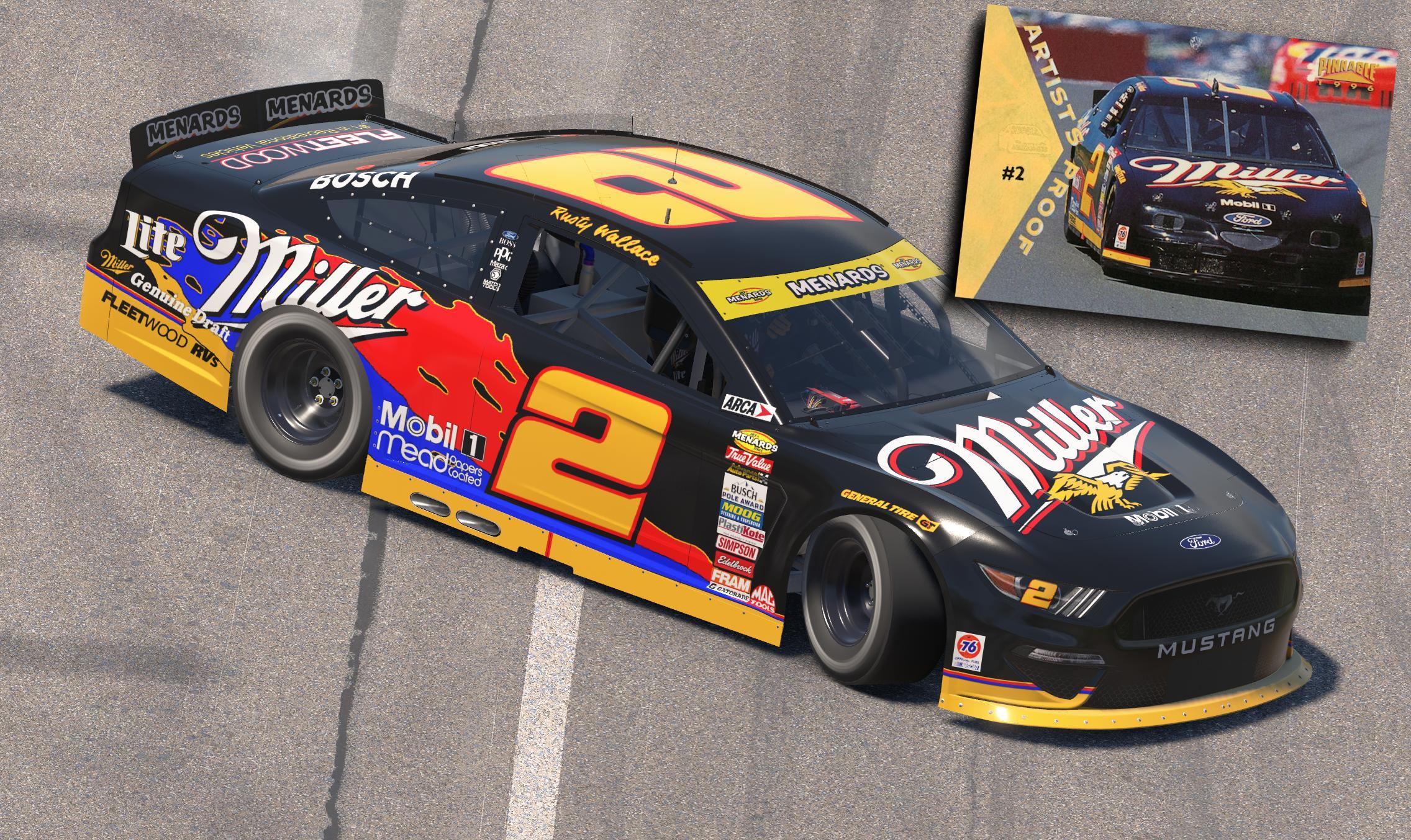 Preview of Rusty Wallace 1996 Miller Splash Mustang by Michael Busch