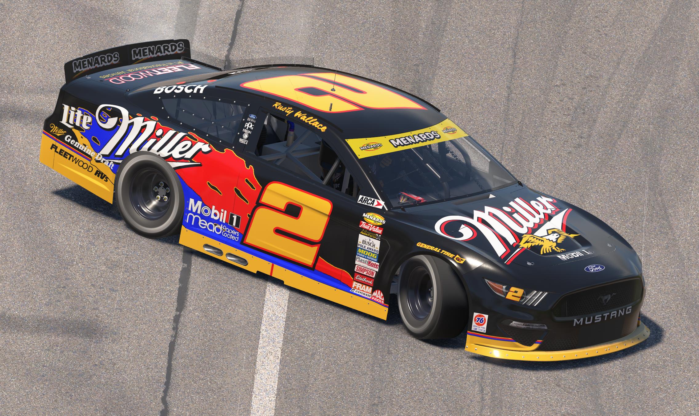 Preview of Rusty Wallace 1996 Miller Splash Mustang by Michael Busch