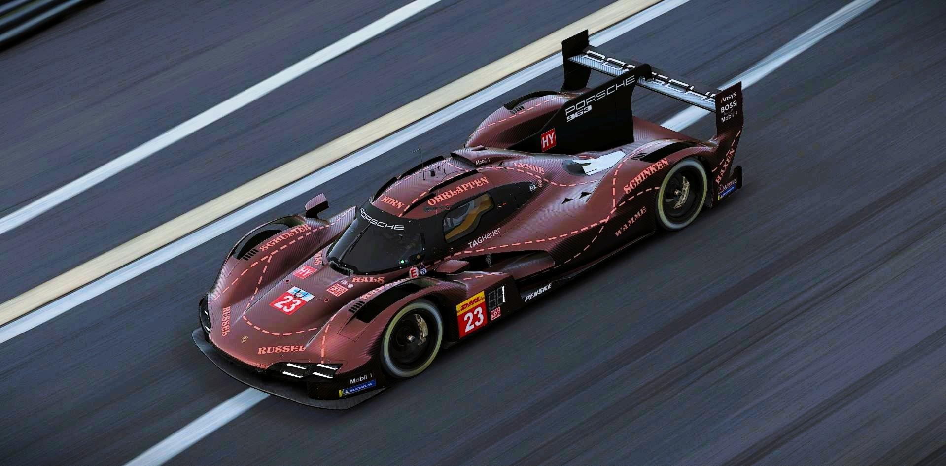 Preview of Porsche 963 - Reverse Pink Pig Concept Livery by Samuel J Ball