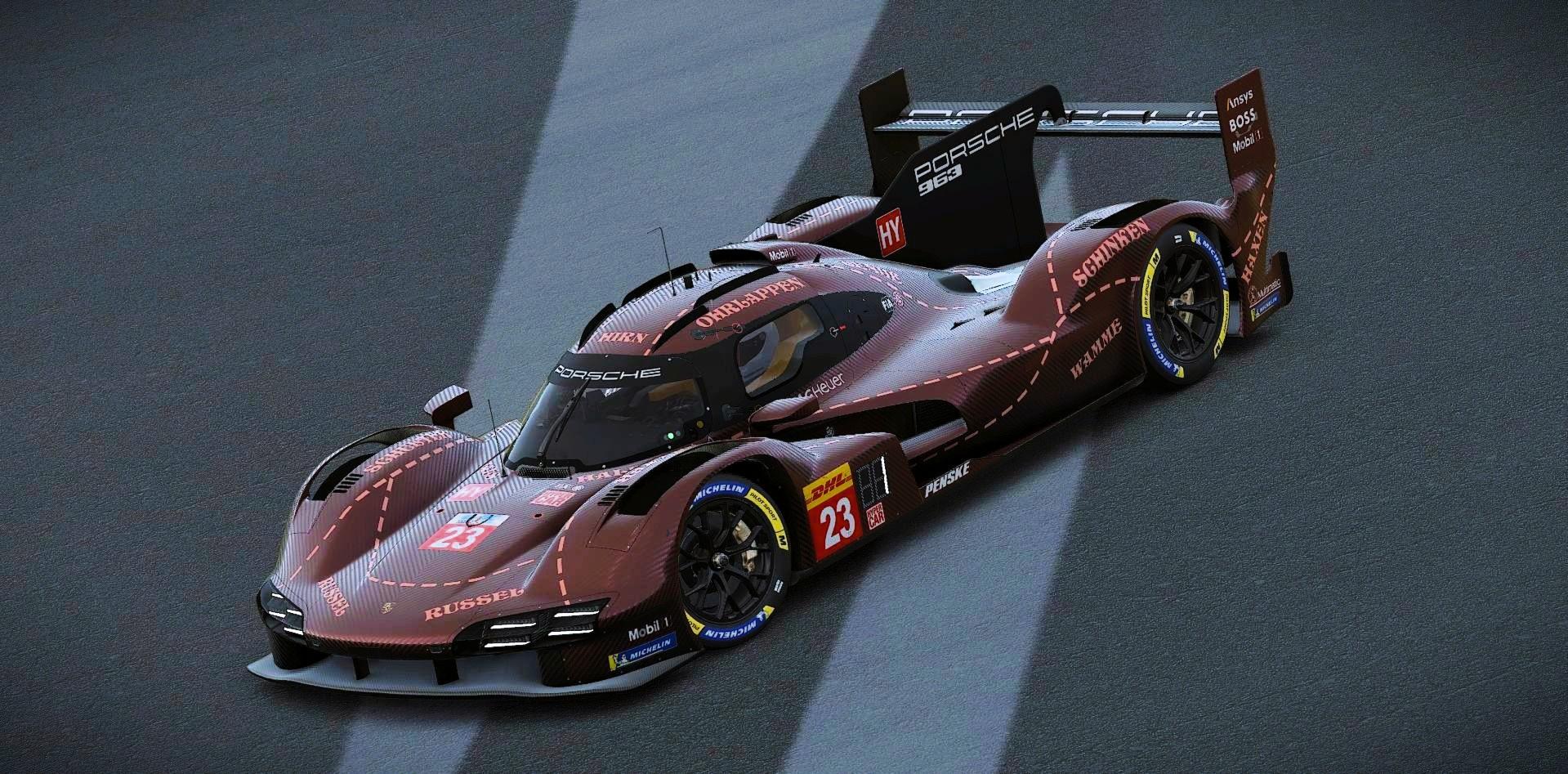 Preview of Porsche 963 - Reverse Pink Pig Concept Livery by Samuel J Ball