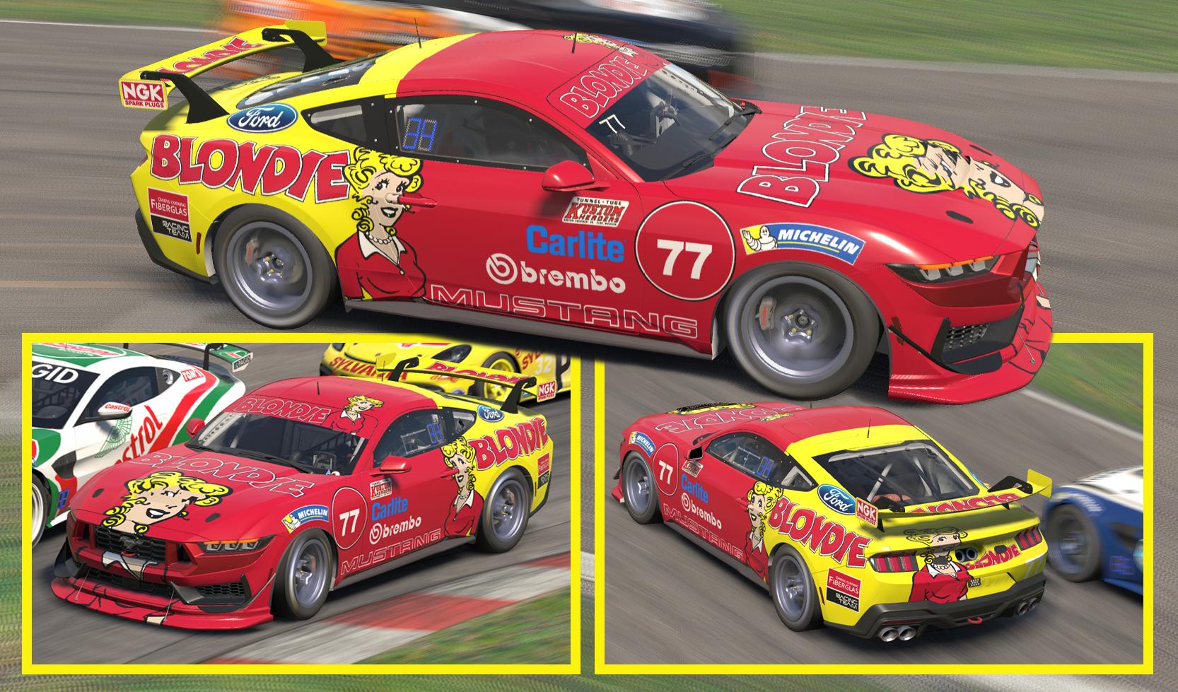 Preview of Mustang GT4 Blondie by Clyde Coman