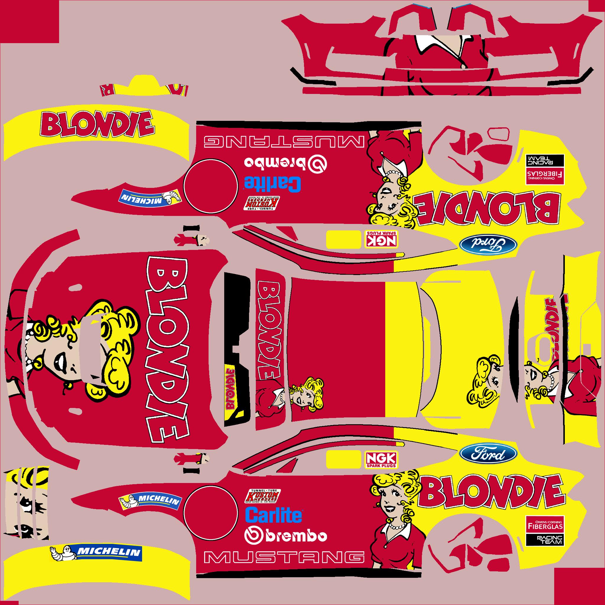 Preview of Mustang GT4 Blondie by Clyde Coman