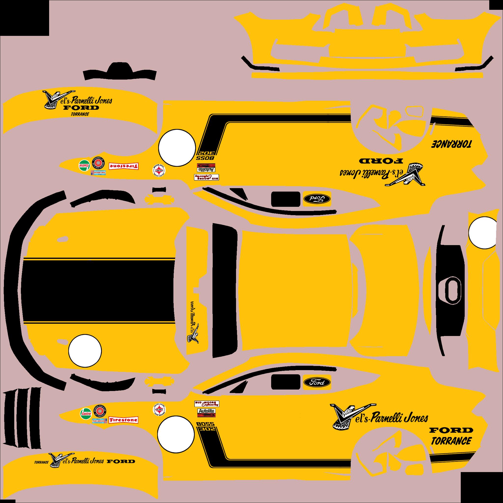 Preview of Mustang GT4 Parnelli by Clyde Coman