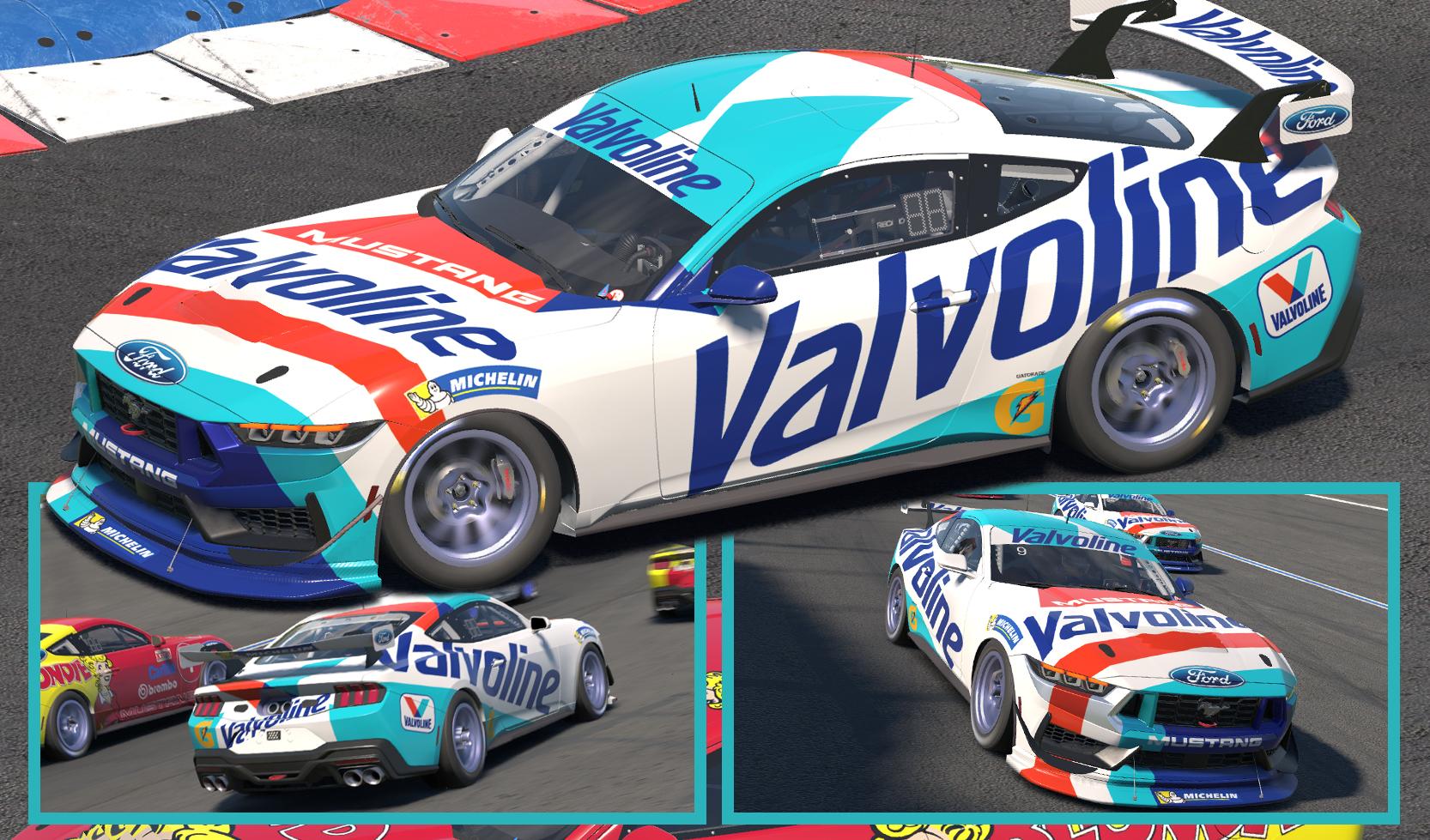 Preview of Mustang GT4 Valvoline by Clyde Coman