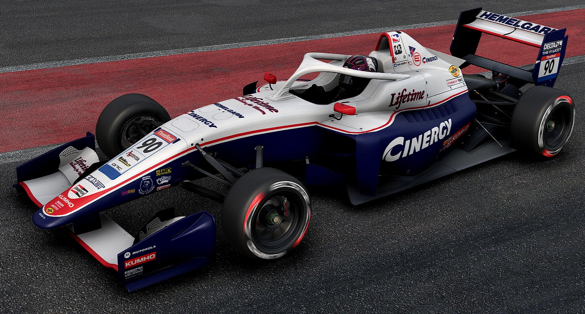 Preview of #90 Lyn St James Cinergy 1997 / 2026 Super Formula Lights / Hemelgarn Racing by Abigail von Exner