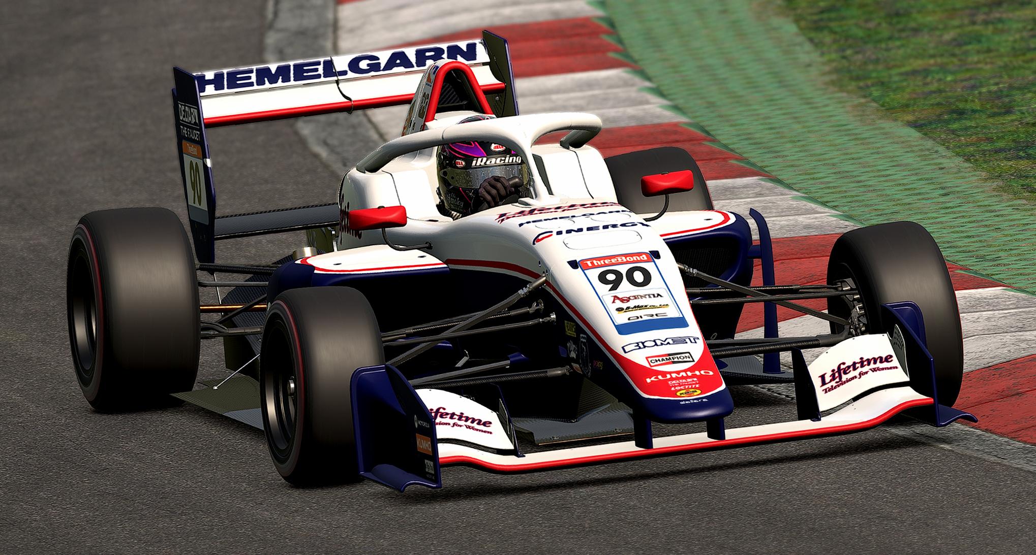 Preview of #90 Lyn St James Cinergy 1997 / 2026 Super Formula Lights / Hemelgarn Racing by Abigail von Exner