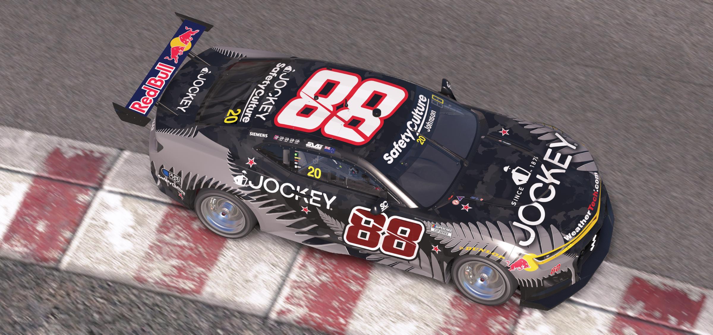 Preview of Shane van Gisbergen Trackhouse Racing Jockey NZ by Mick J.