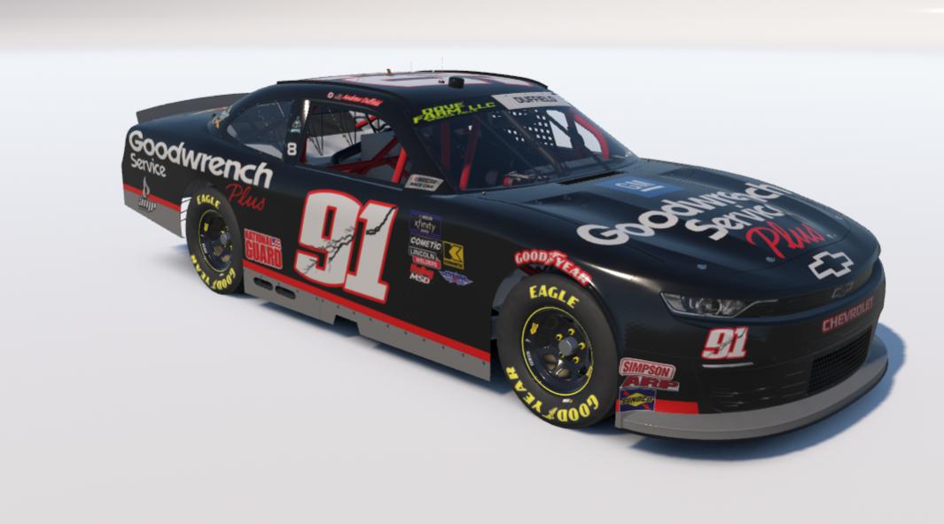 Preview of Xfinity ChopShop Goodwrench Car by Andrew Duffield2