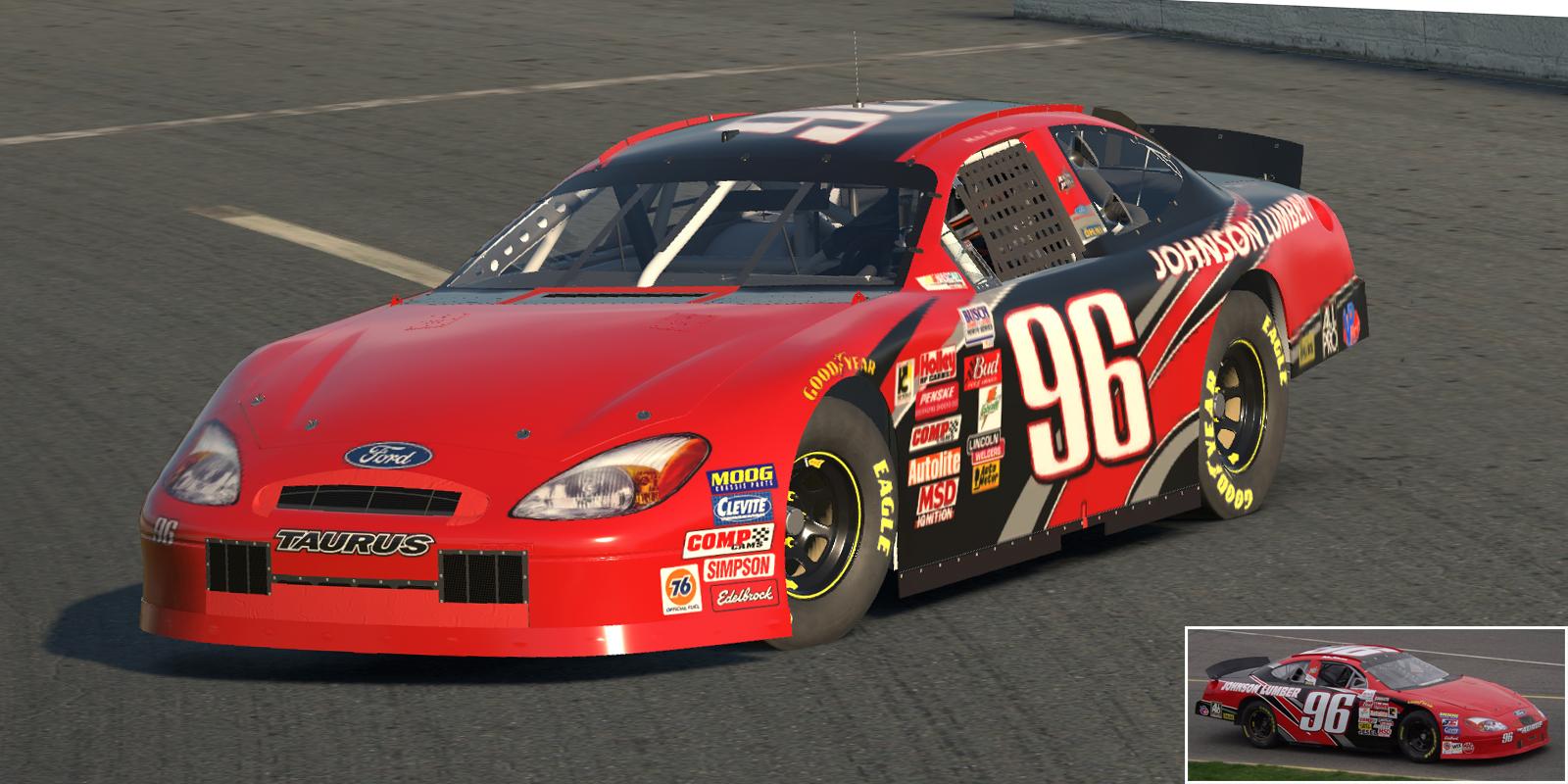 Preview of Mike Johnson #96 Johnson Lumber Ford Gen4 by John Wall II