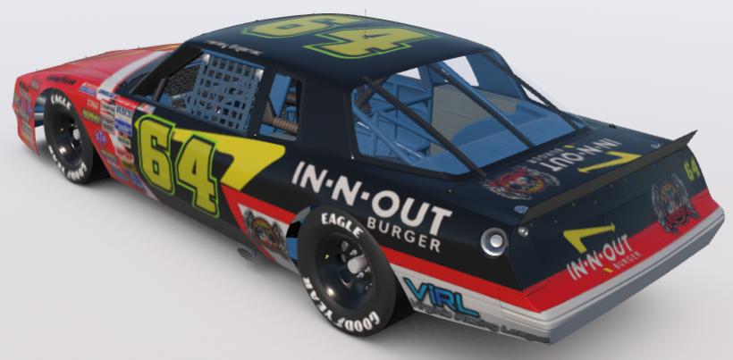 Preview of #03 Hailey Bojanac IN-N-OUT NASCAR Legends Monte Carlo 1987 by Tony Rice LXIV