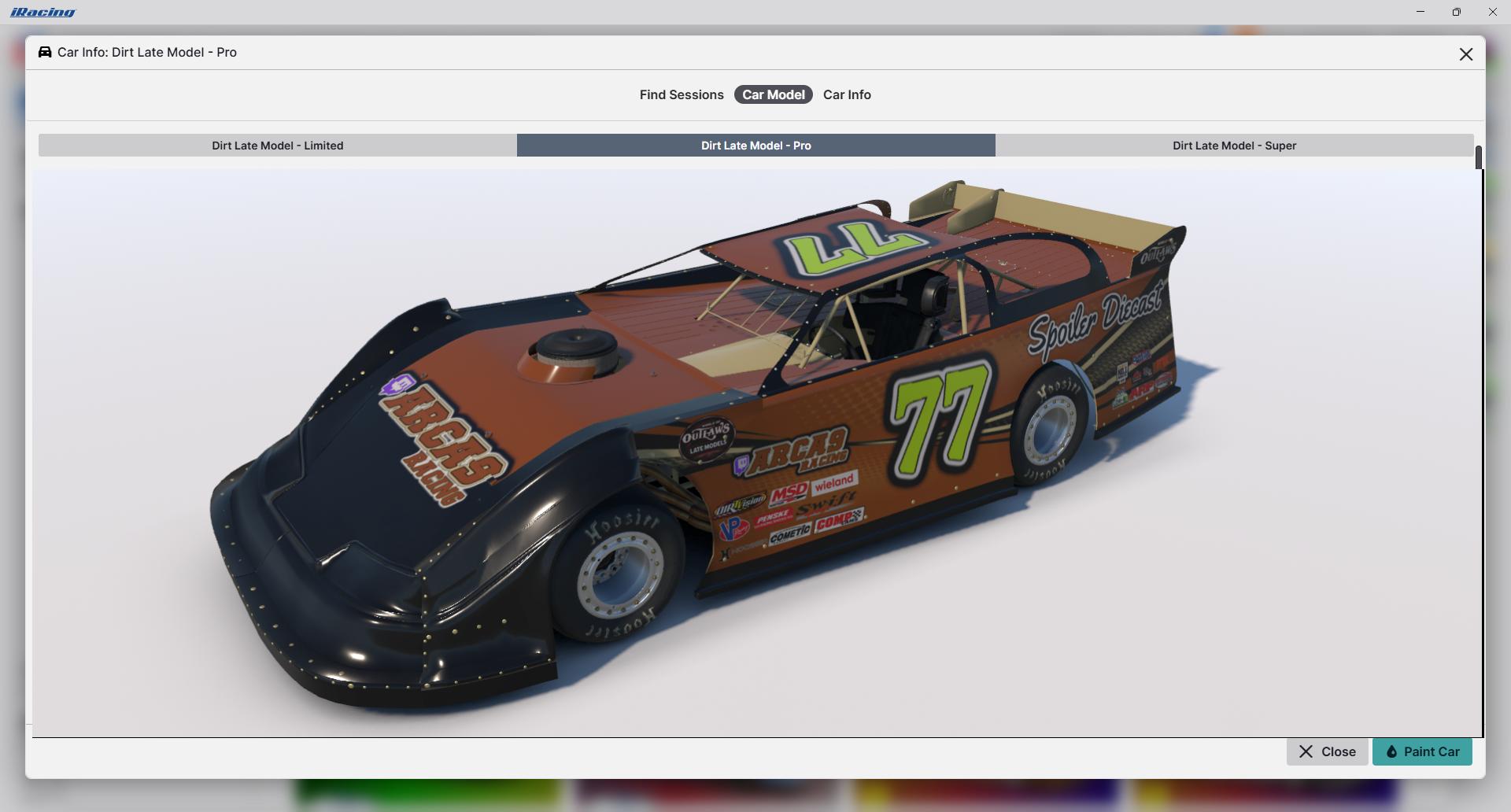 Preview of ARCA9 Racing Twitch/Spoiler Diecast by Jamie Dobbs