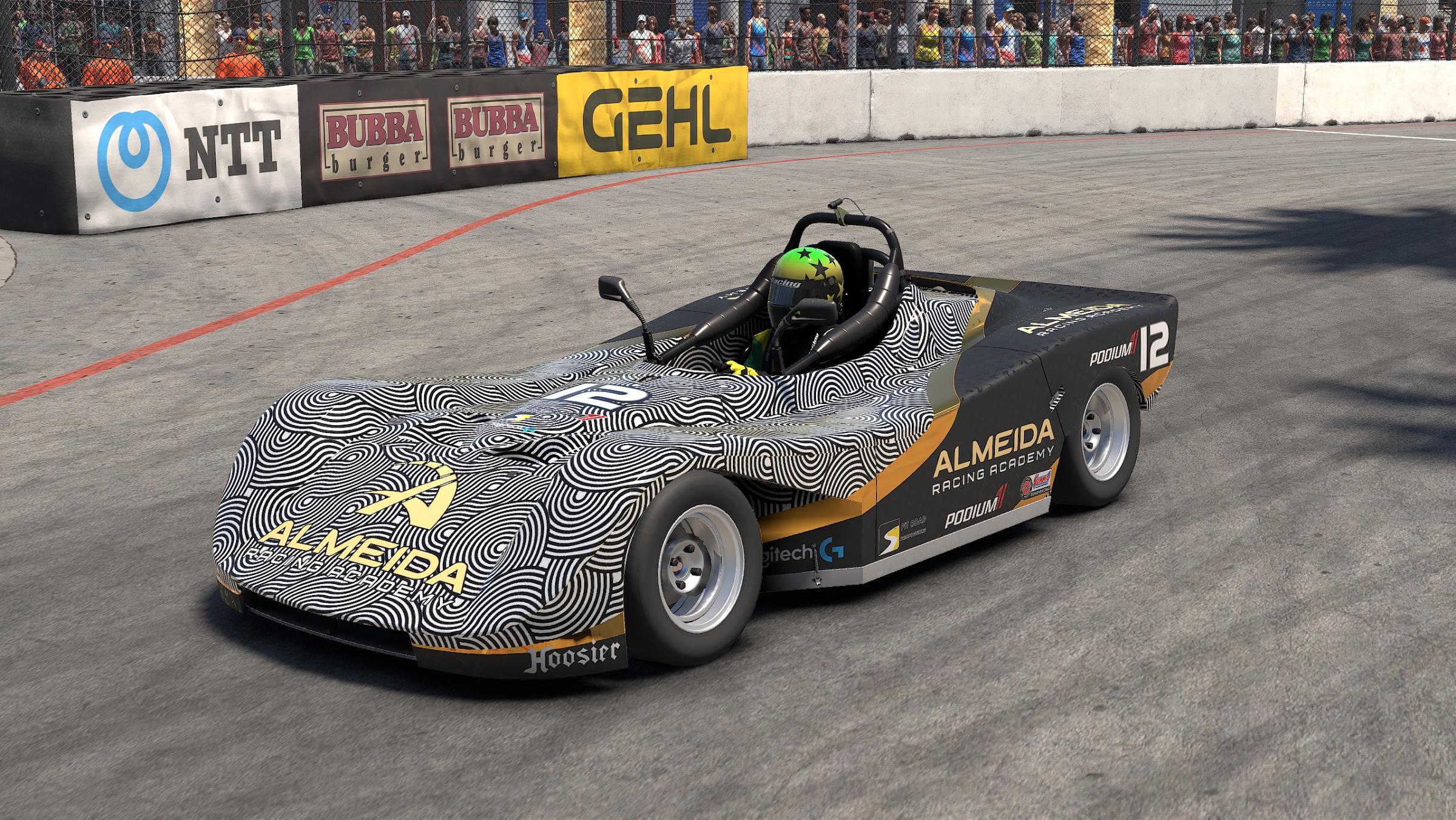 Almeida Racing Academy - Spirals - White by Kane H. - Trading Paints