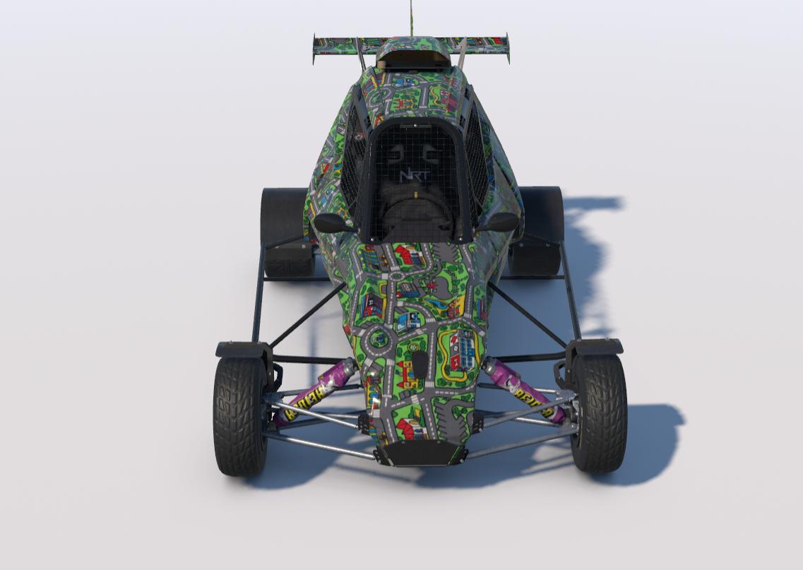 Preview of Car City Rug - FIA Cross Car by Carson Rowland