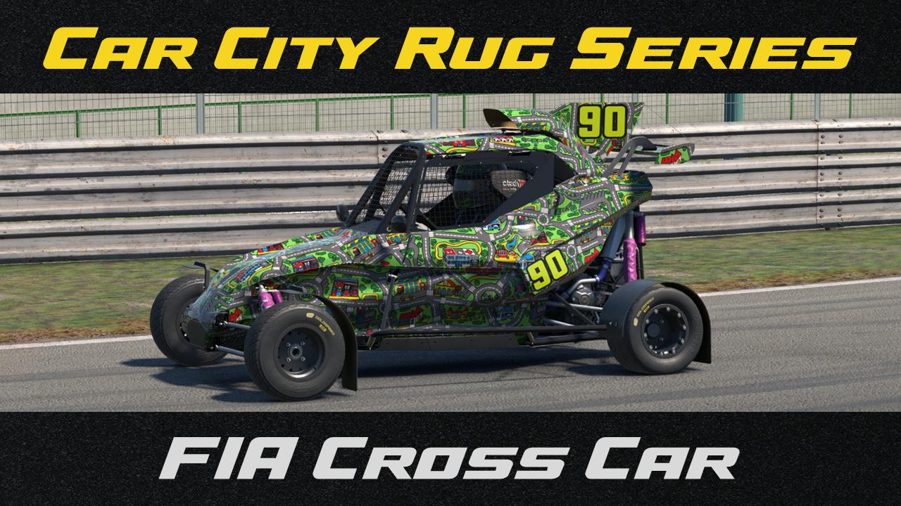 Preview of Car City Rug - FIA Cross Car by Carson Rowland