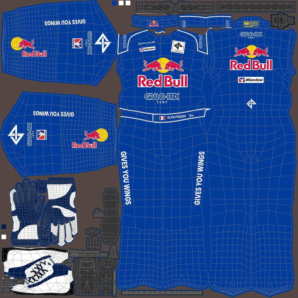 Preview of Retro Red Bull - custom design by @grand_prix_1997 by Gaël Payssan