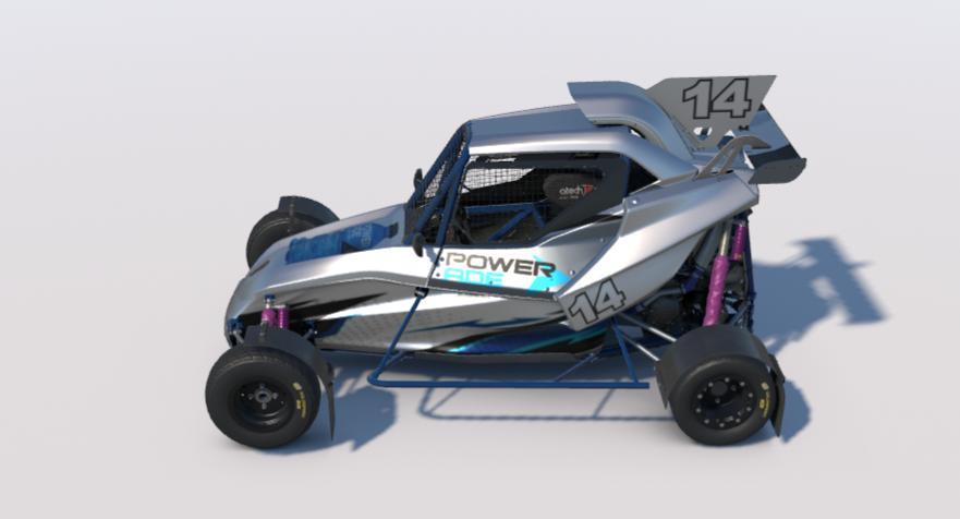 Preview of Blue Powerade (All Metallic Body) FIA Cross Car by Christian Shriver