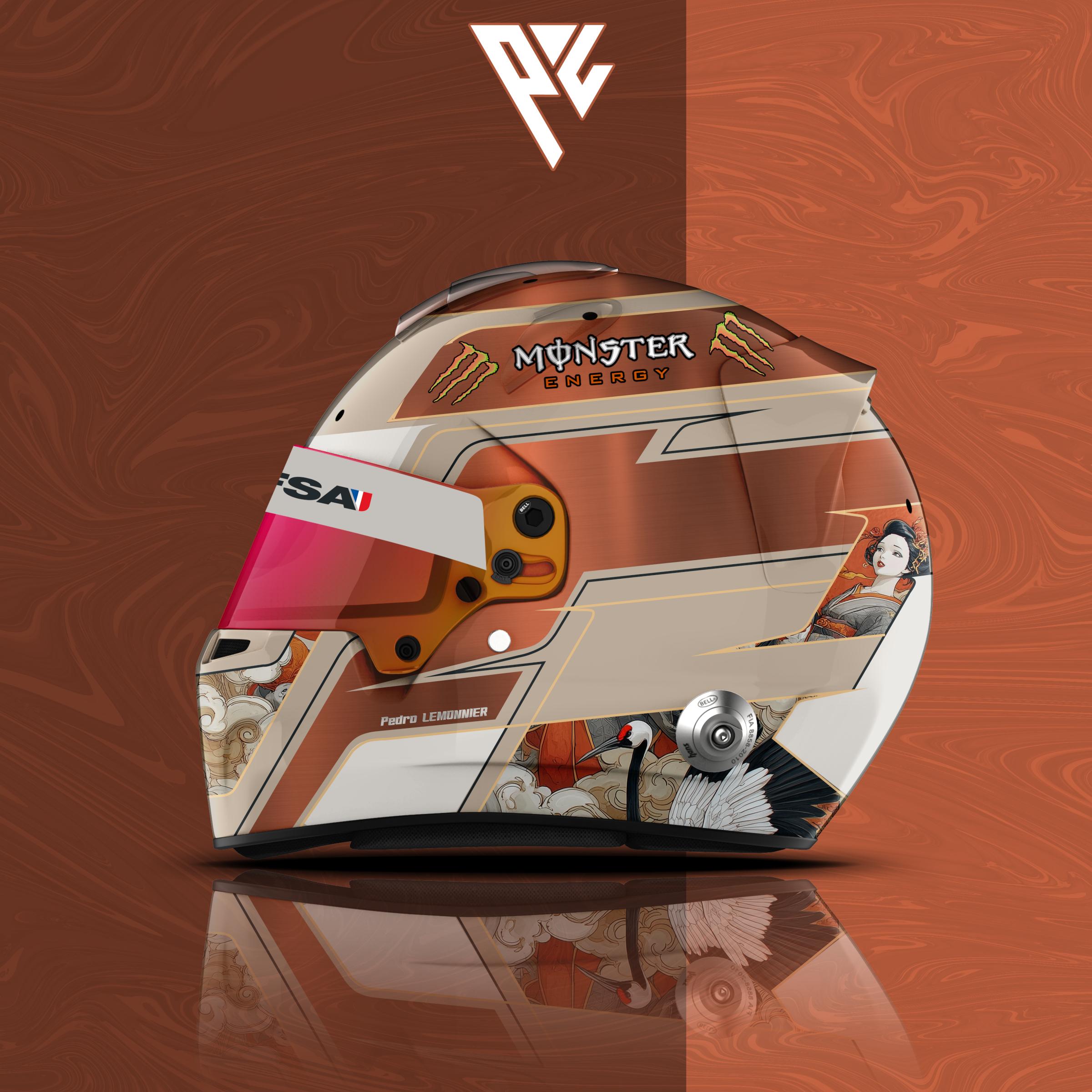 Preview of Bell RS7 - Monster Energy JPN by Pedro Lemonnier